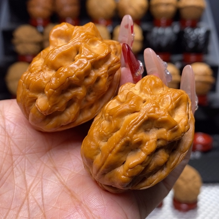 文玩核桃把件黑**星蝎子9号