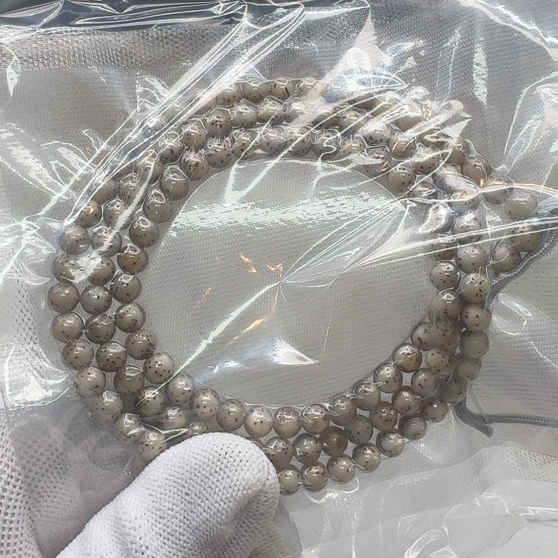 圆***虫星月菩提吊坠209梵天粉果冻针尖星6圆108一物一图