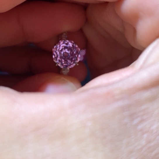 红宝石戒指银S925镶嵌