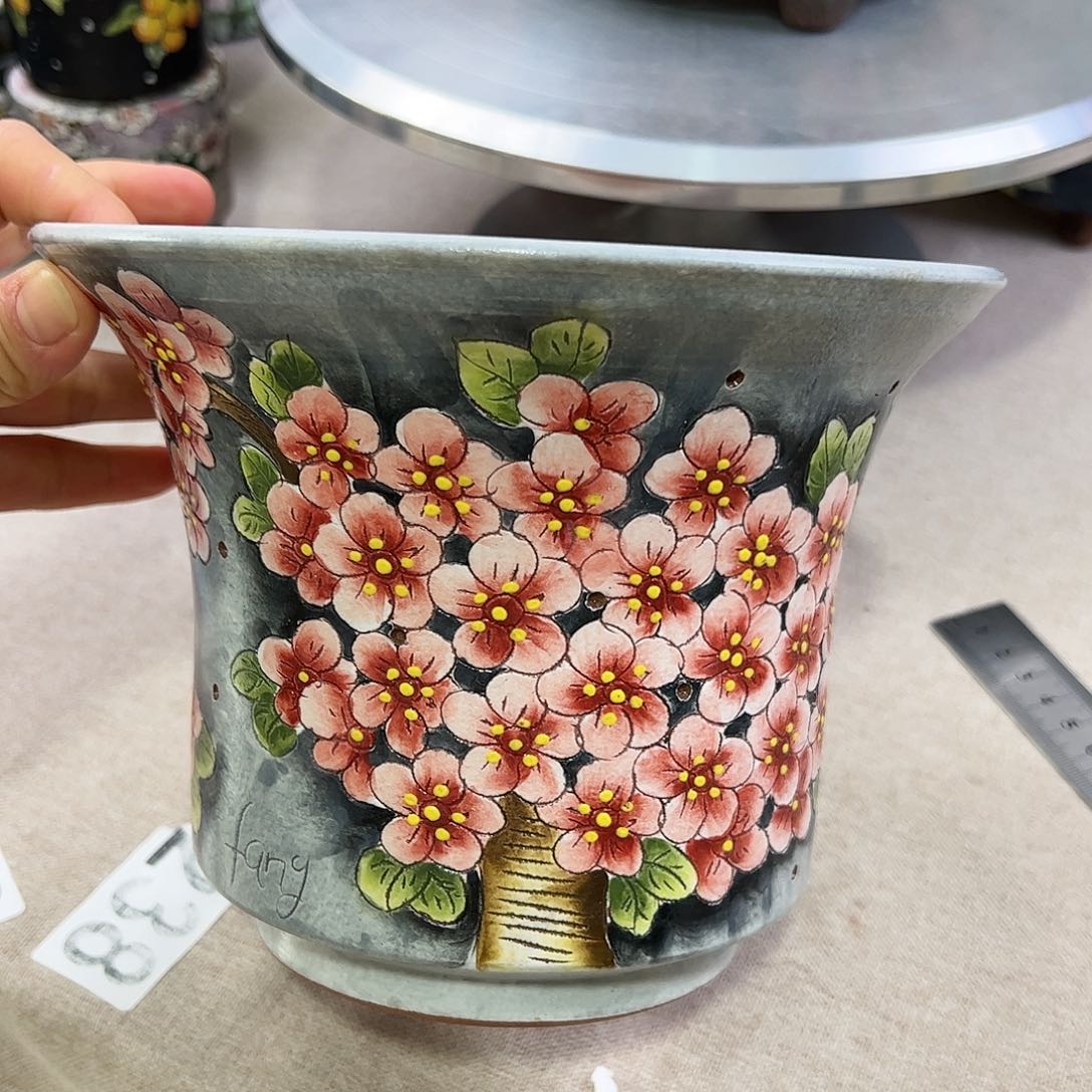 景德镇陶瓷花盆景德镇陶瓷花盆