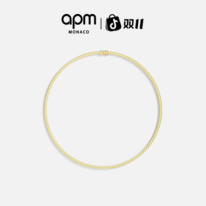 【双11狂欢】APM Monaco 项圈密镶简约项链女款项链送美拉德配饰