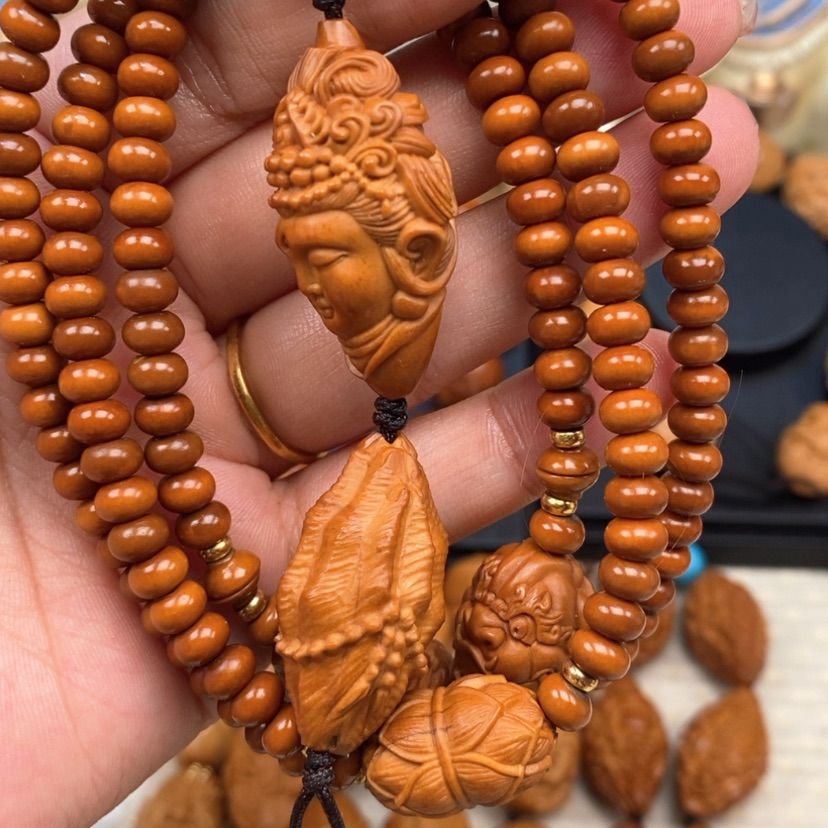 【闪购商品】橄榄核吊坠橄榄手工雕刻工艺