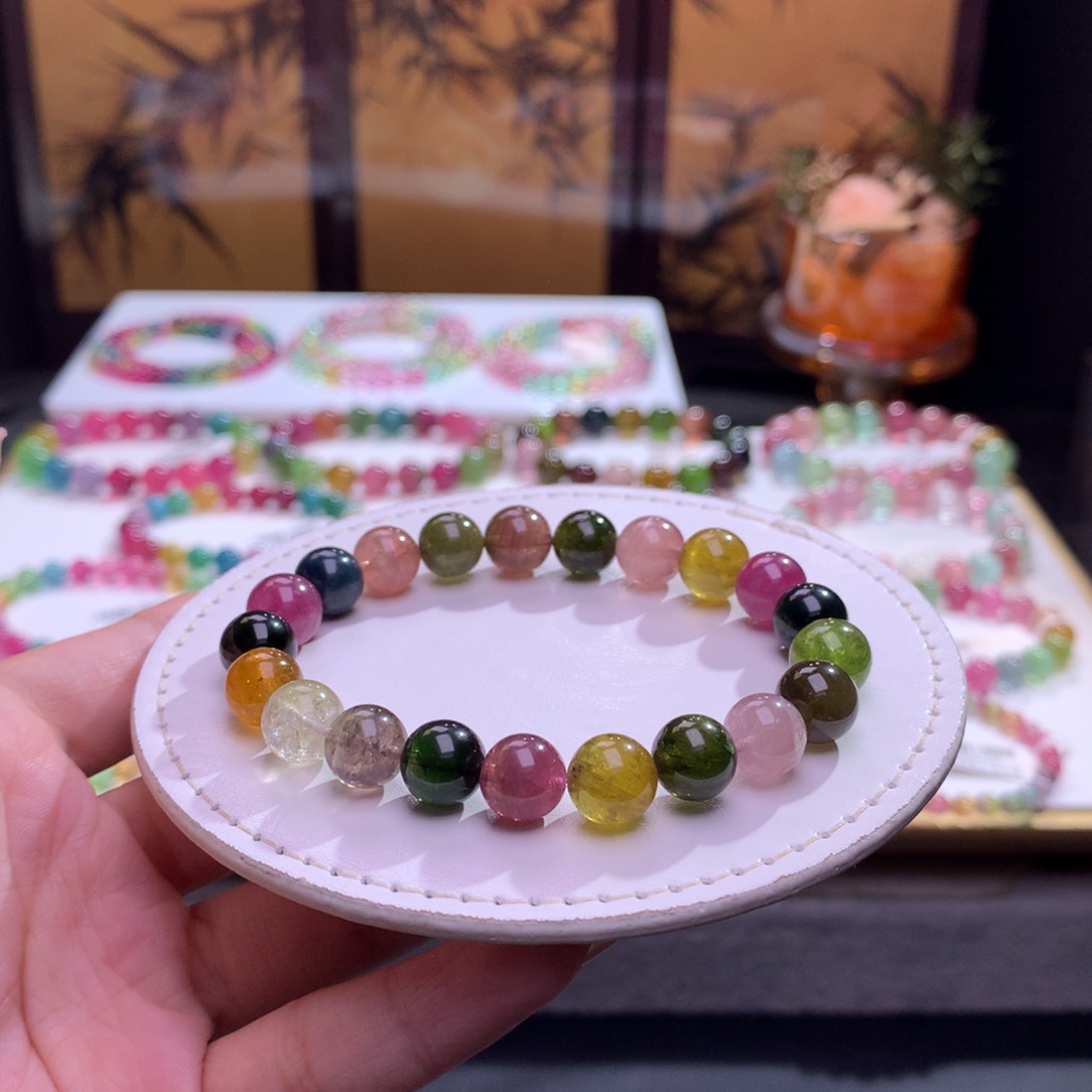 未镶嵌手链碧玺不退换