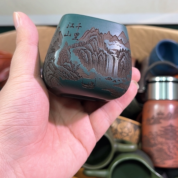 茶杯紫砂全手工紫砂主人杯