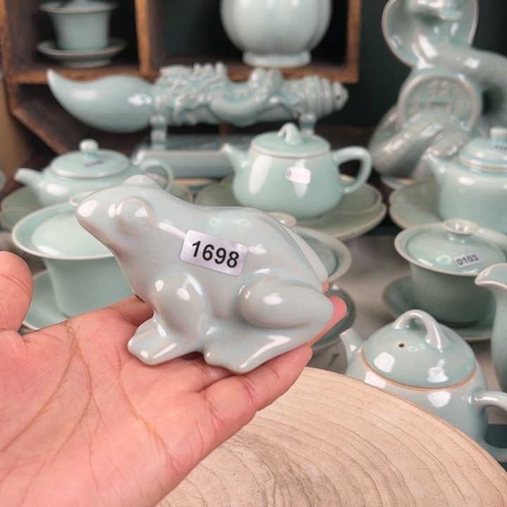 杯1698茶宠 原产地原矿釉汝瓷