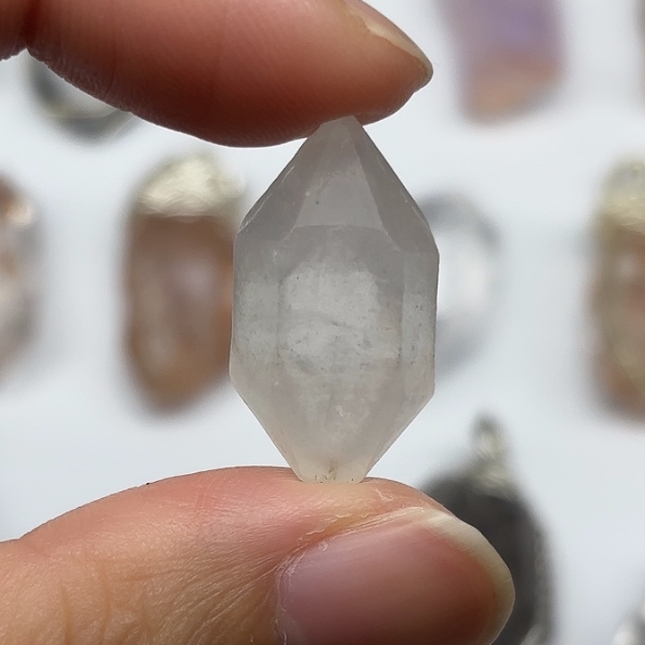 颈饰未镶嵌水晶白帽子闪灵钻25mm+