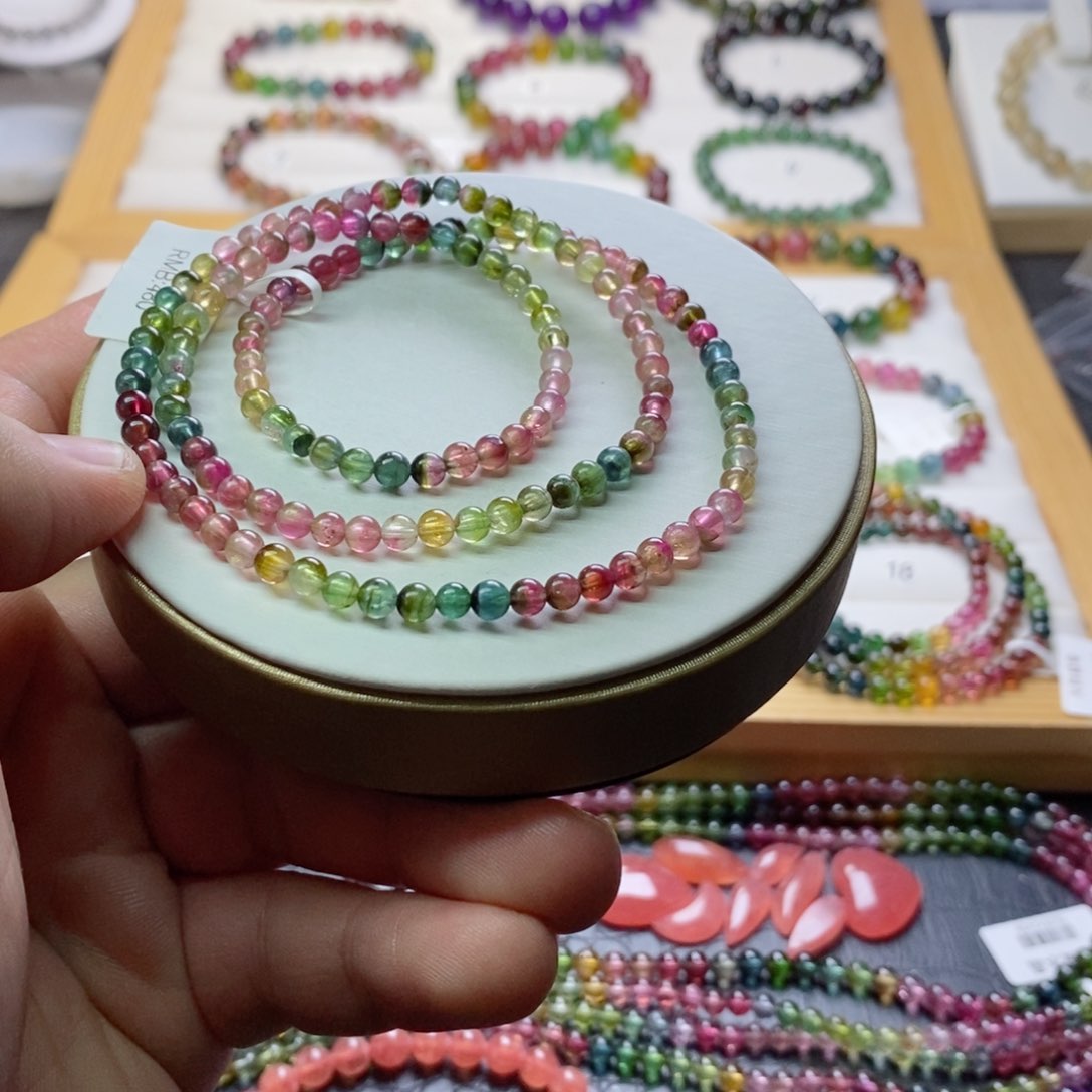 碧玺碧玺手链未镶嵌