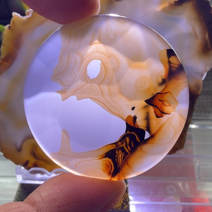 玛瑙/玉髓未镶嵌巴玉玛瑙象形