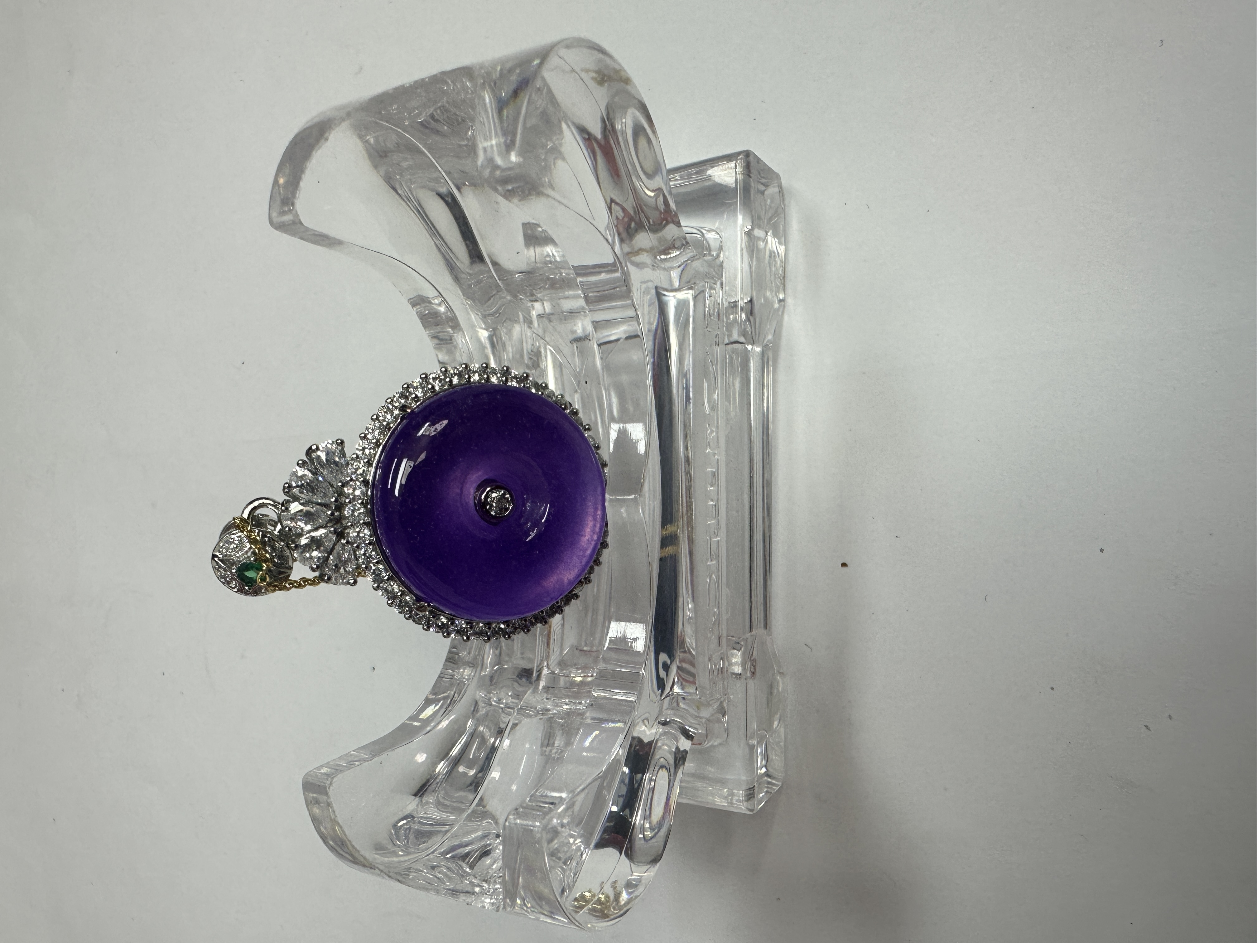 【大北】透紫面包吊坠/QW782-精致吊坠女士