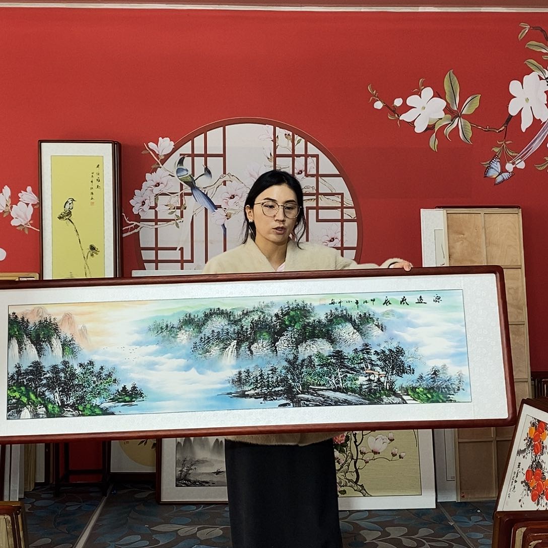 国画手写手绘47✖️162国画作品