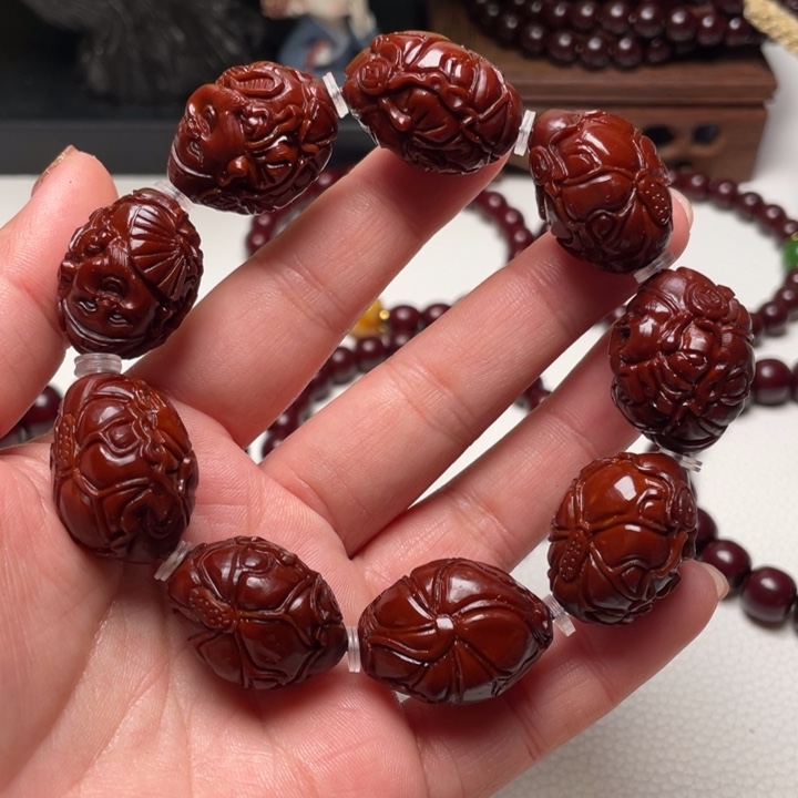 核桃手串/手链七****息橄榄毕业串