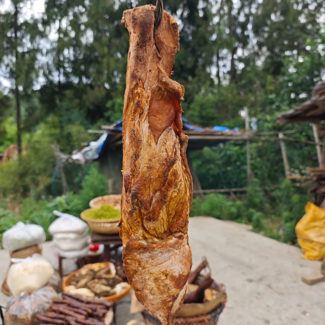 【百村千人】代卖农家熟食喂养土猪肉 烟熏腊瘦肉