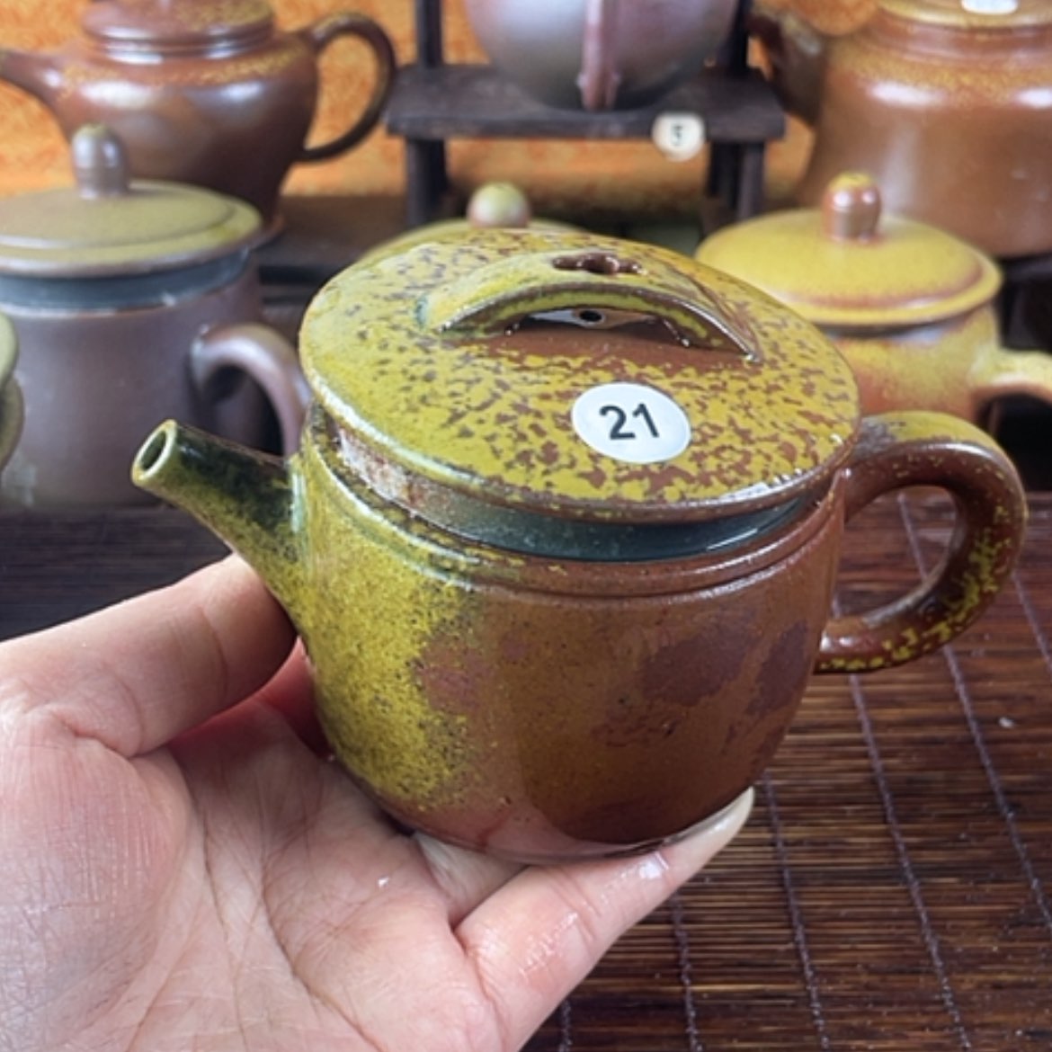 【闪购商品】柴烧茶壶180毫升左右窑宝