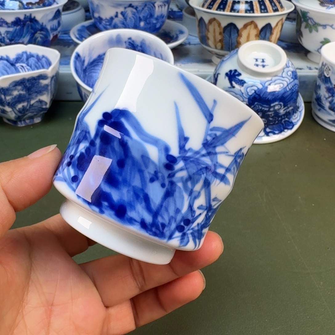 陶景德镇纯手绘茶具圆圆213