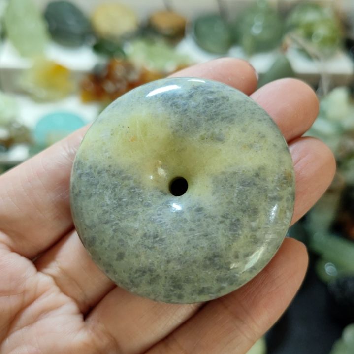 岫玉平安扣未镶嵌