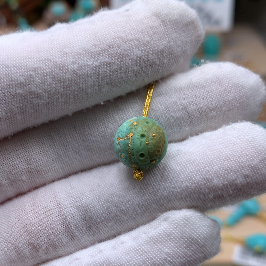 绿松石珠宝奇石未镶嵌