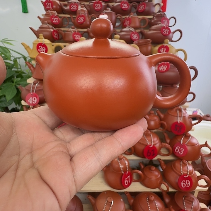 茶壶朱泥大号西施壶容量大