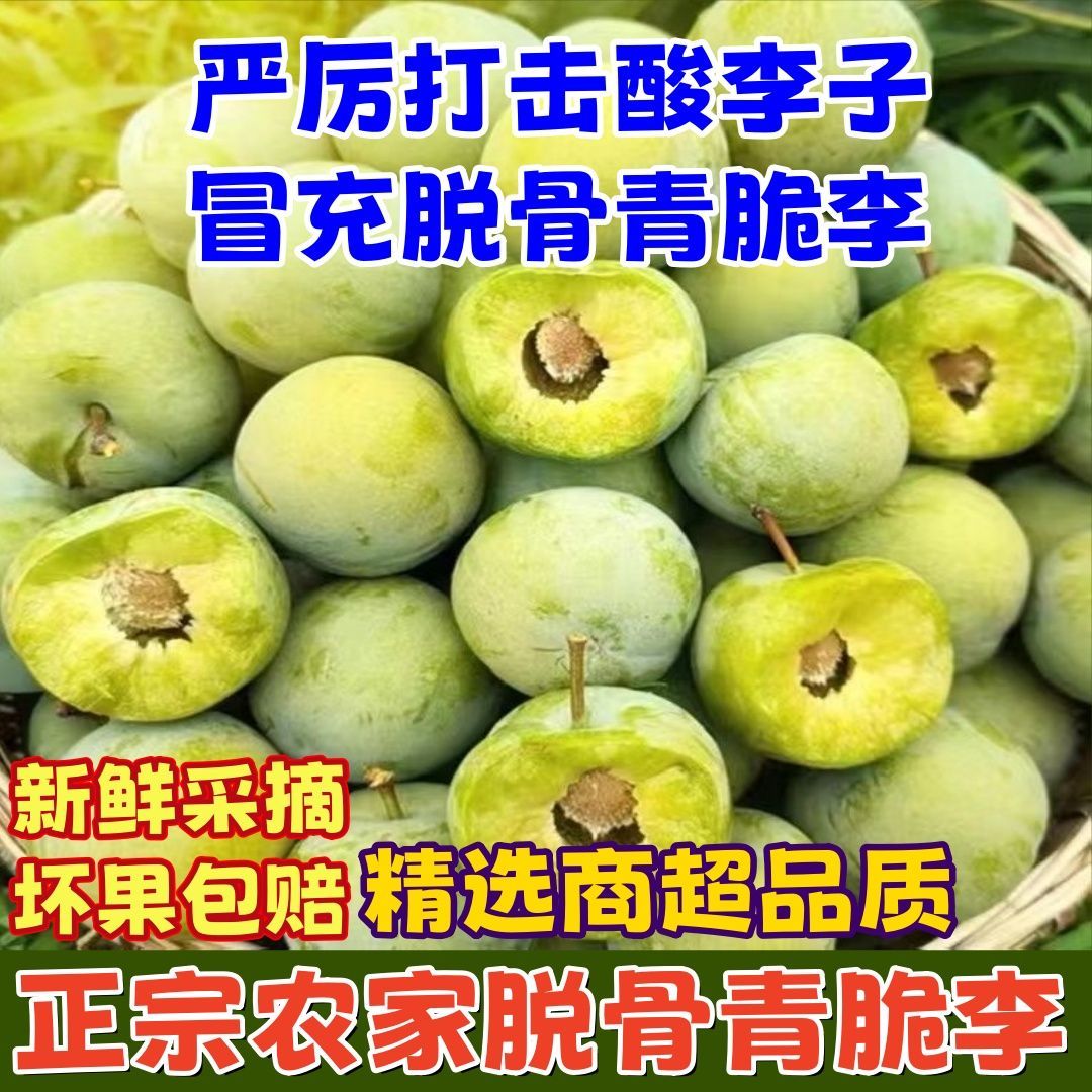 【果园精选】水果青脆李脱骨李当季新鲜李子孕妇酸甜水果批发包邮