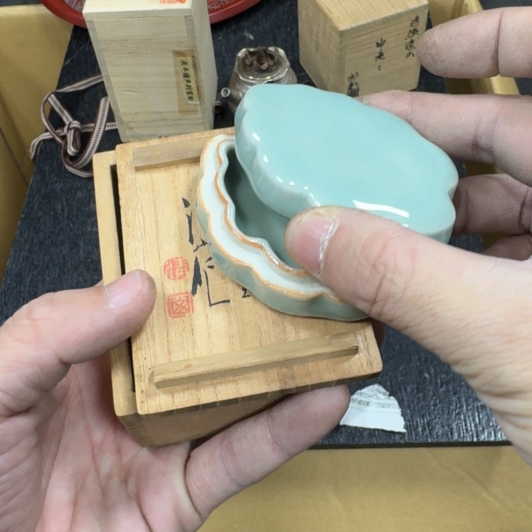 陶瓷日本中古工艺品摆件