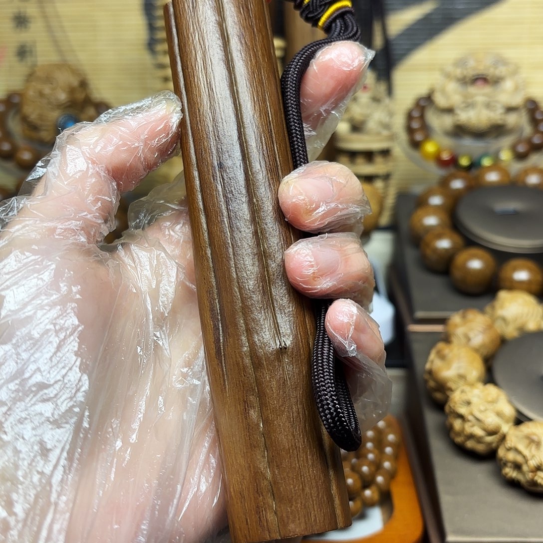 用***3把件六道木六道木原木棍手把件