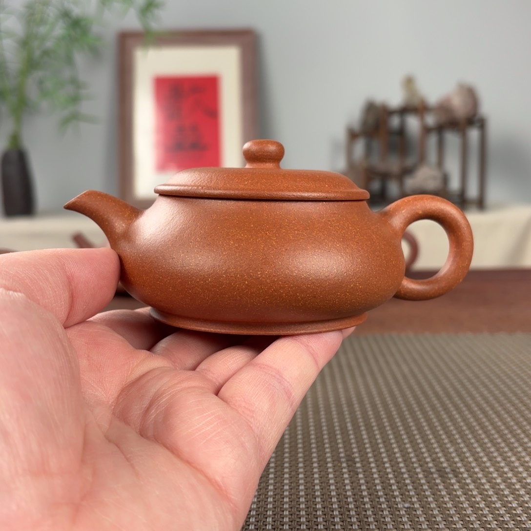 紫砂茶壶黄龙山原矿紫砂壶160