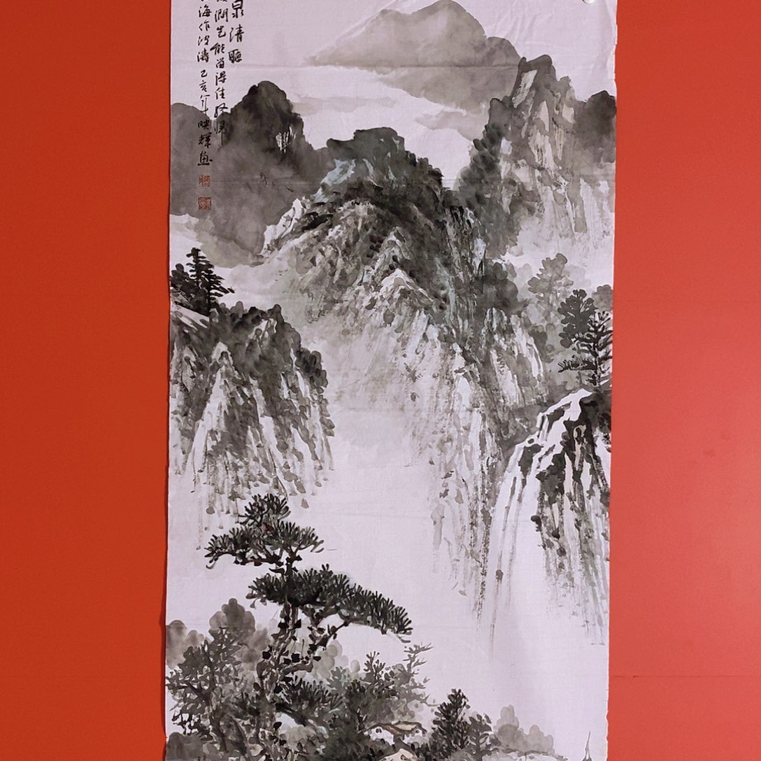 国画山水花鸟国画作品