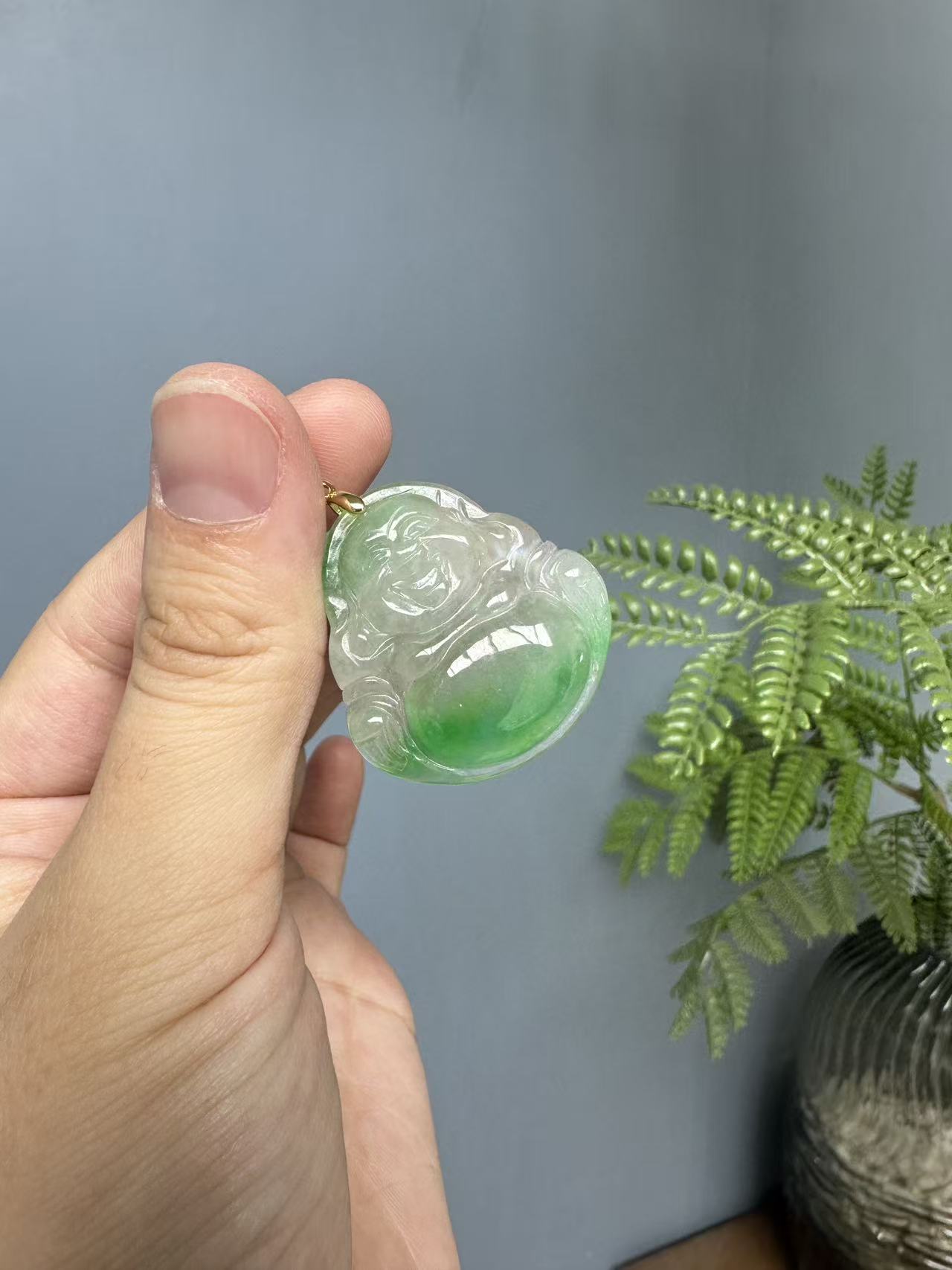 高货飘花佛公吊坠