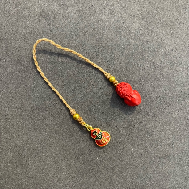 含辰砂工艺品H134-辰砂皮猪挂件3333