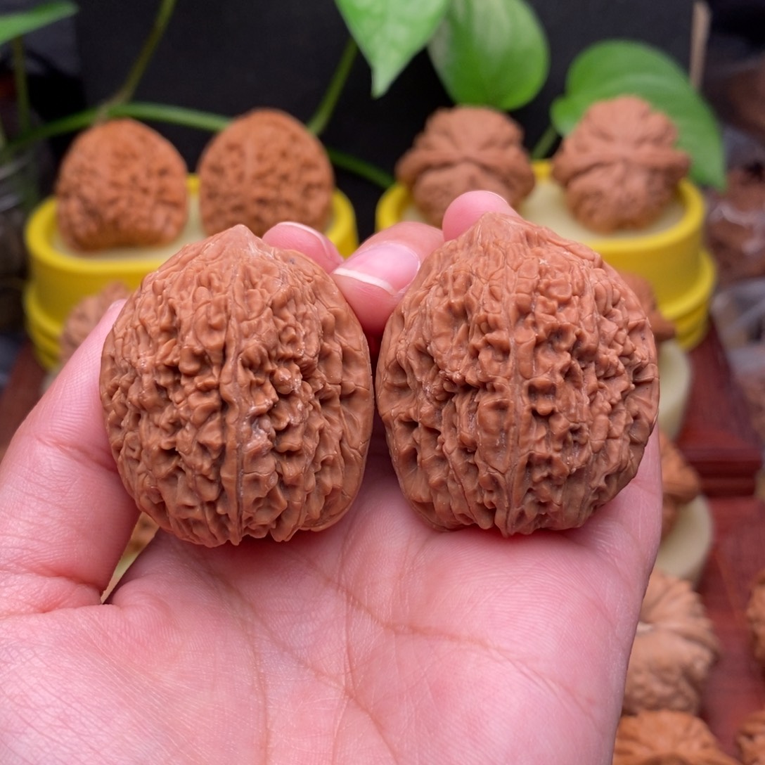 把件文玩核桃36“野生”大蒜头“大漏”