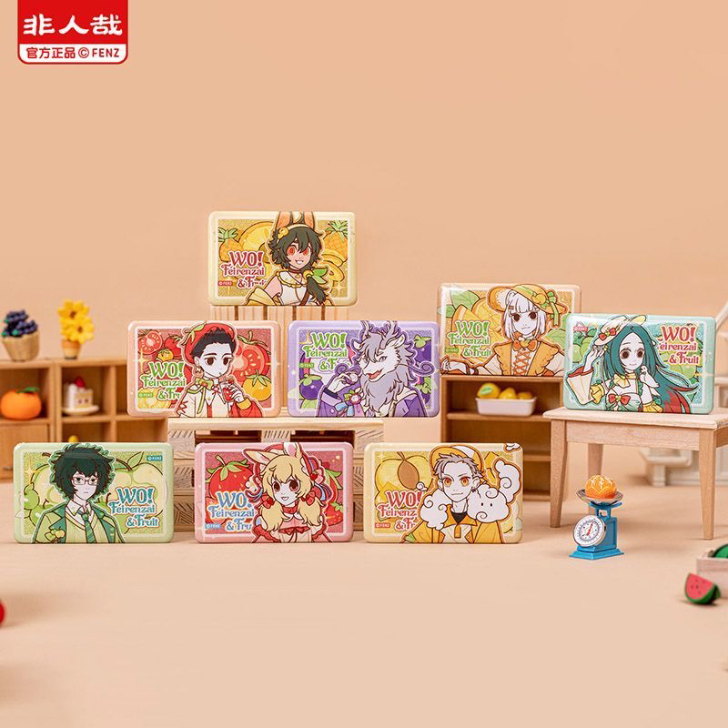 非人哉清新水果系列马口铁徽章吧唧盲盒代拆（默认厂瑕）