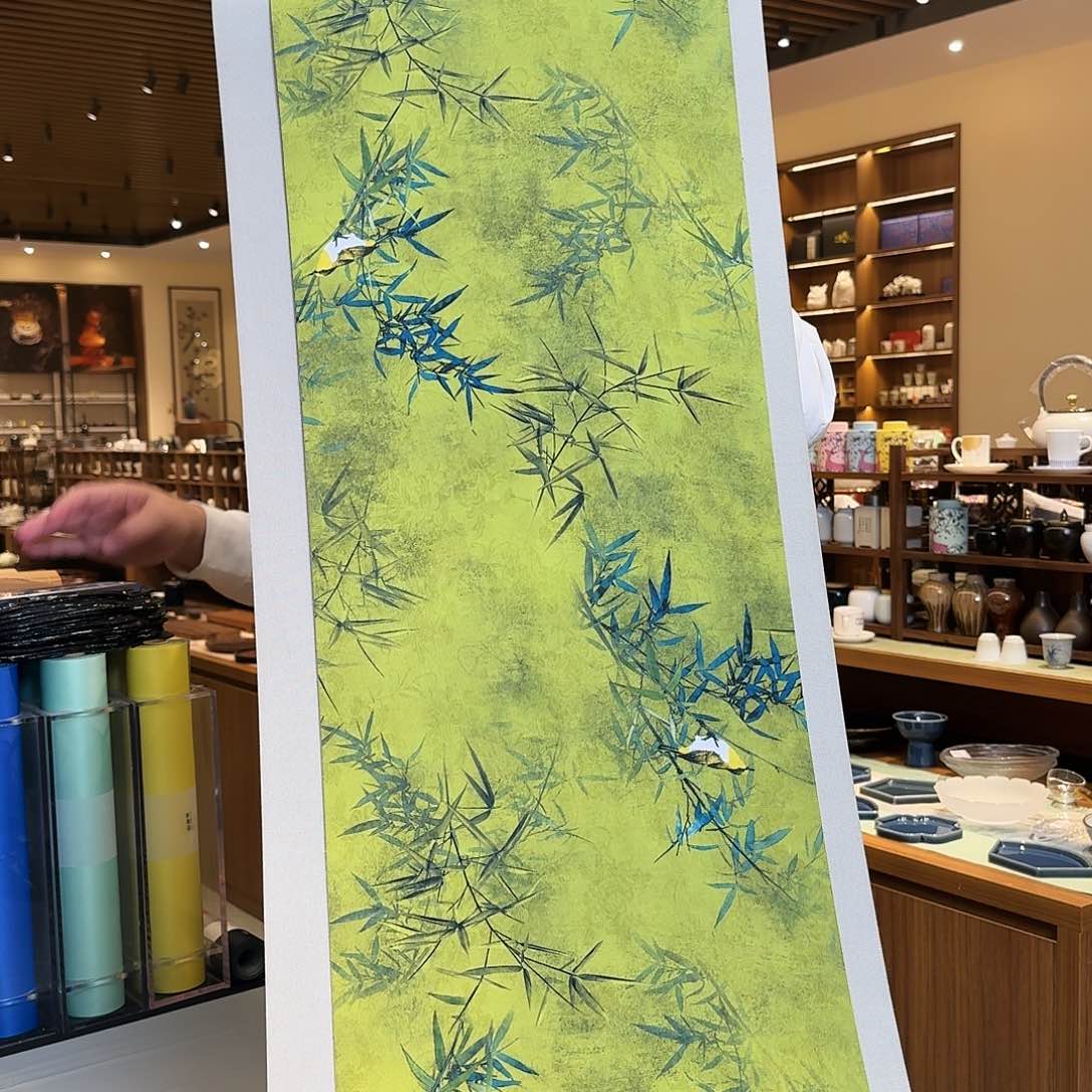 茶道配件两米一茶席两件套灰底