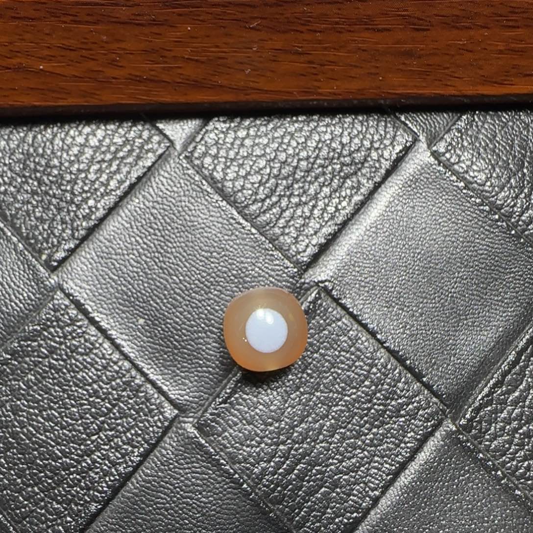 玛瑙/玉髓未镶嵌天眼珠12.5mm