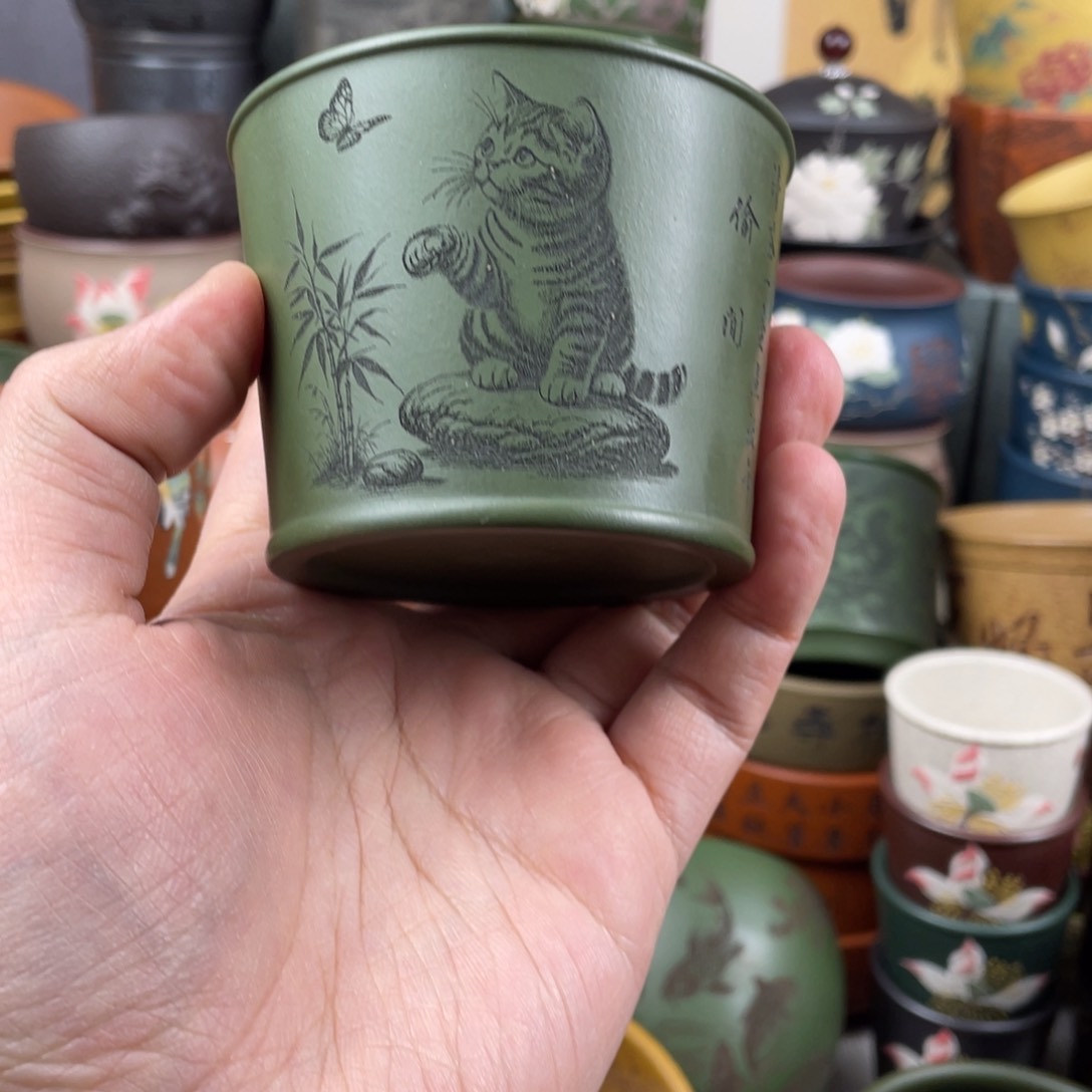 紫砂茶杯紫砂茶杯