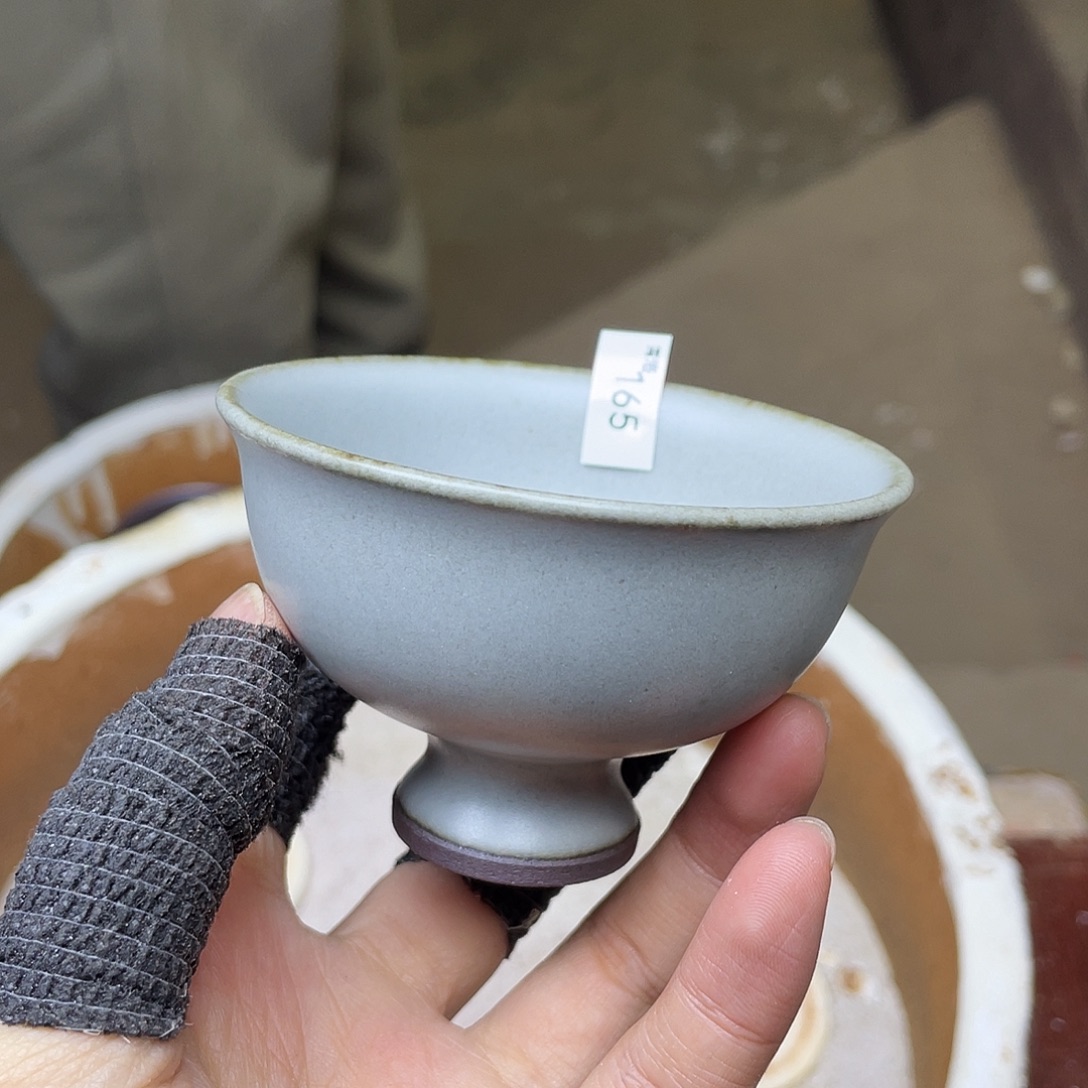 茶盏165 福临号建盏柴烧微瑕