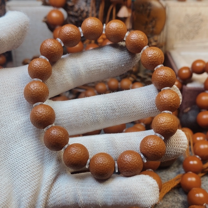 橄榄核手串/手链A****制橘皮1.25