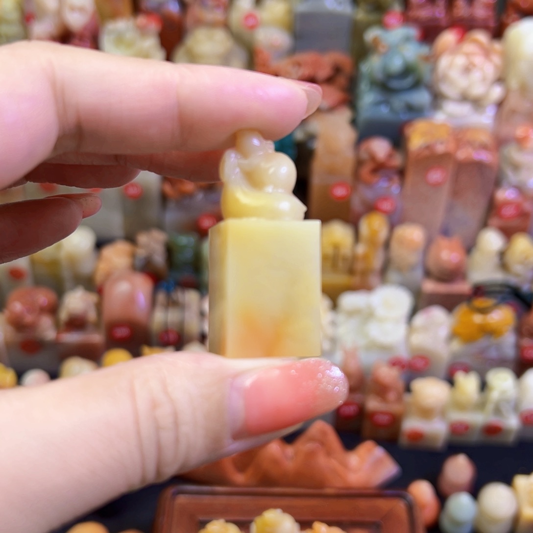 昌化石印石—**夕手工篆刻