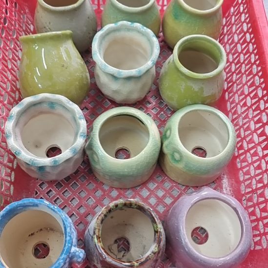 微瑕陶瓷花盆满12包邮