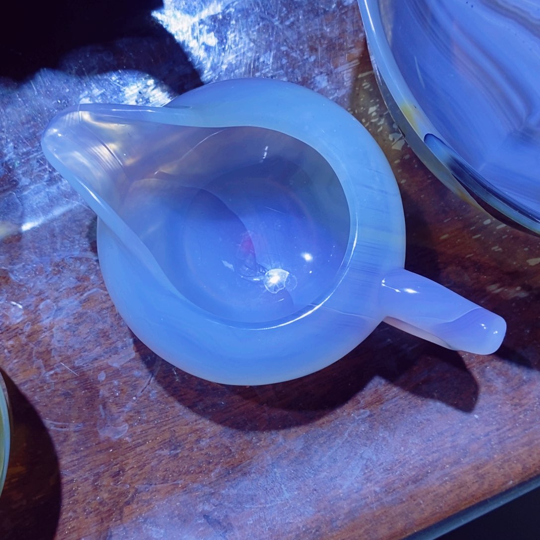 未镶嵌公道杯玛瑙/玉髓昆*山