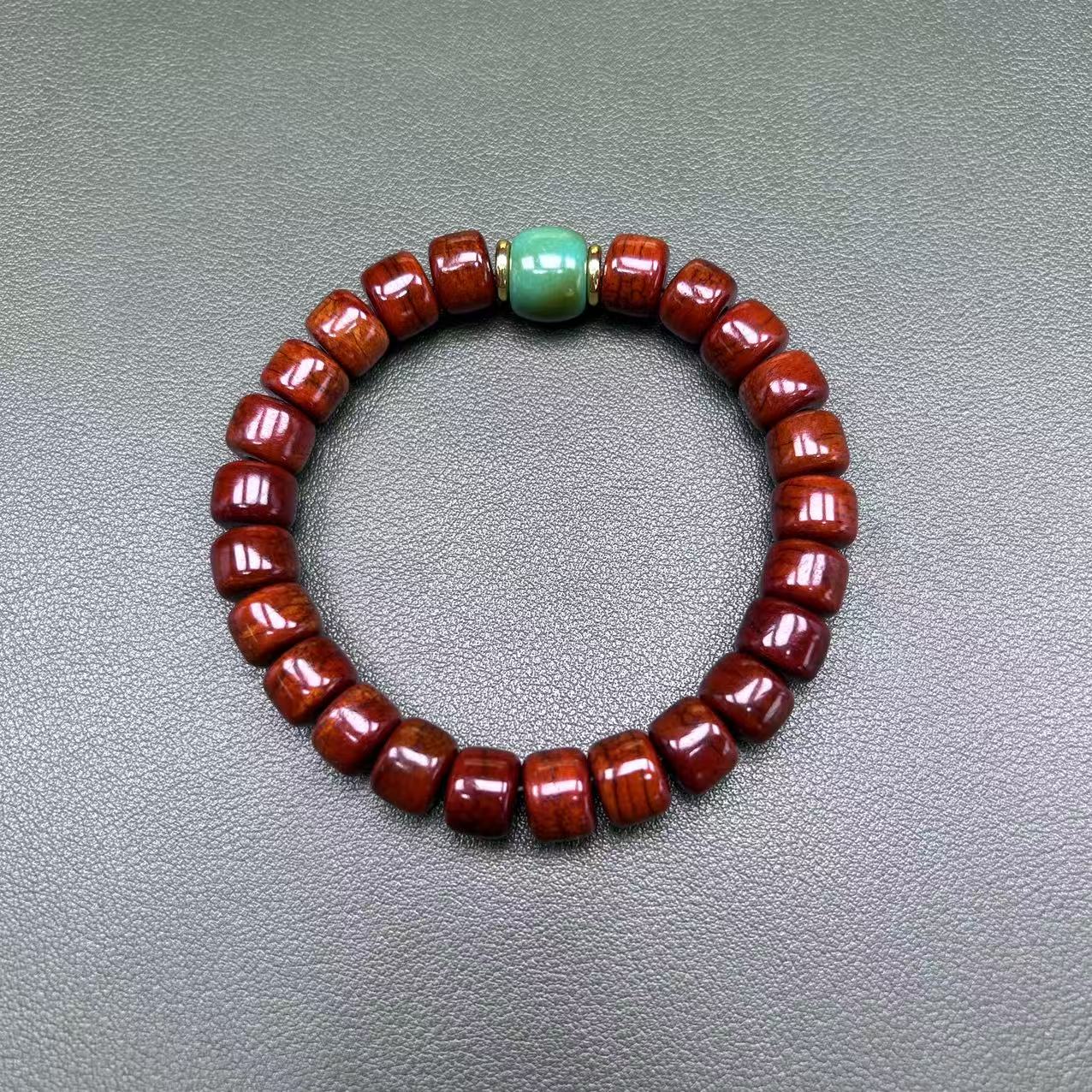 非金属珐琅手链 藏式精美小松手串S