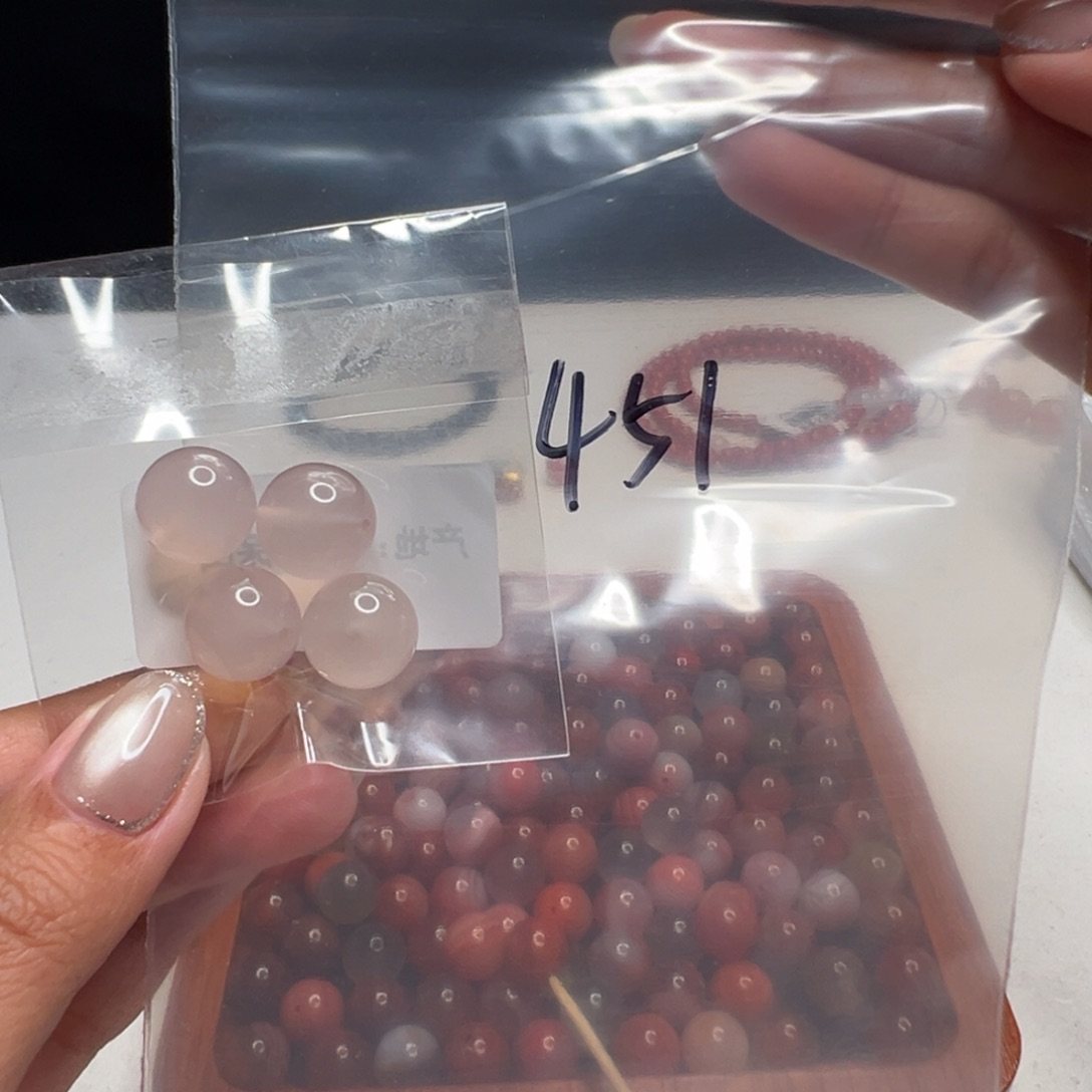 未镶嵌南红玛瑙南红玛瑙比*丘451号荔枝冻12mm