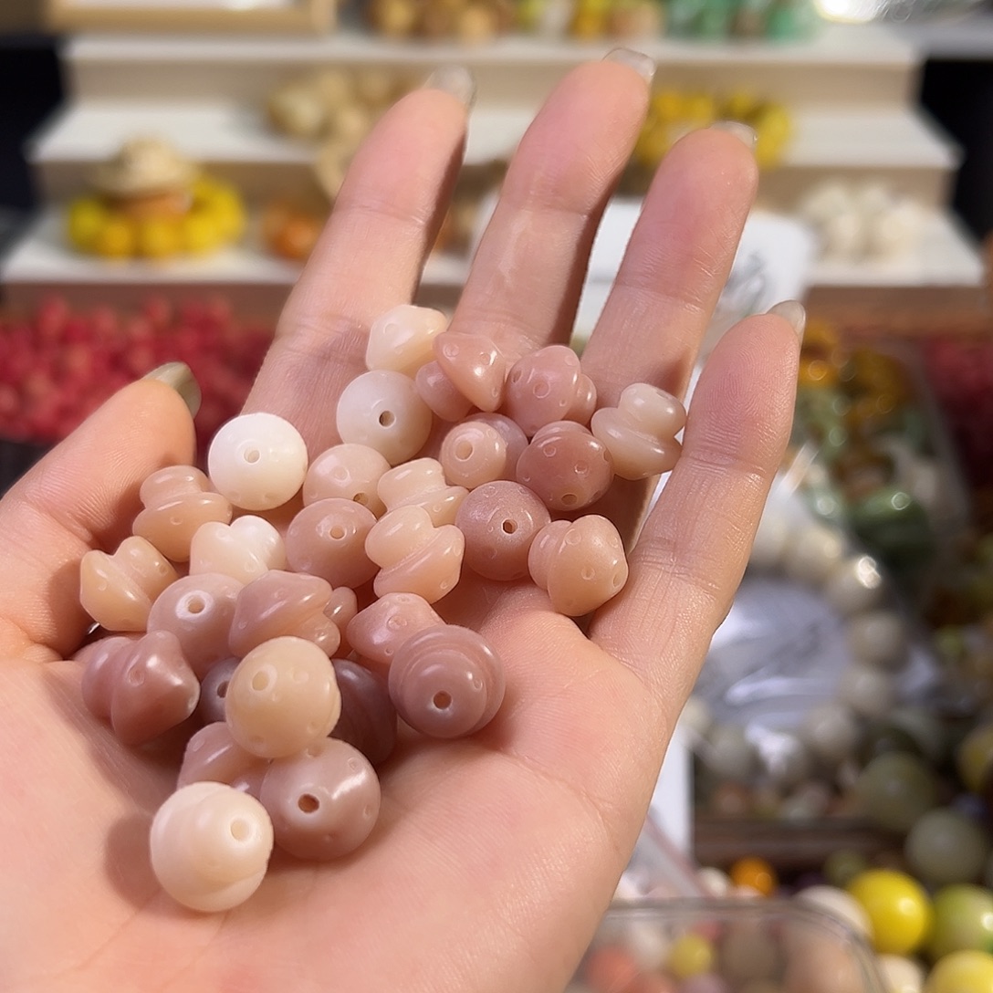 菩提根/象牙果手串卡12粉们蘑菇23颗