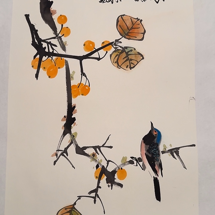 国画溥老师作品画作