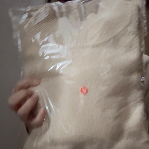 羊绒Xl半高领米色打底衫