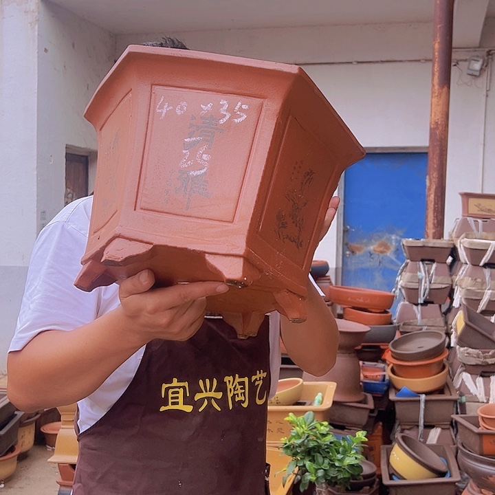 紫砂花盆紫砂花盆