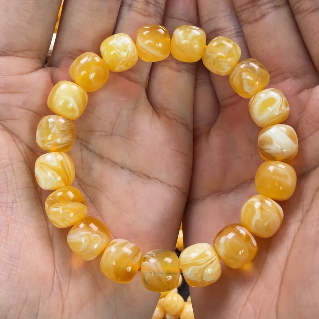 琥珀未镶嵌珠宝奇石12mm同料