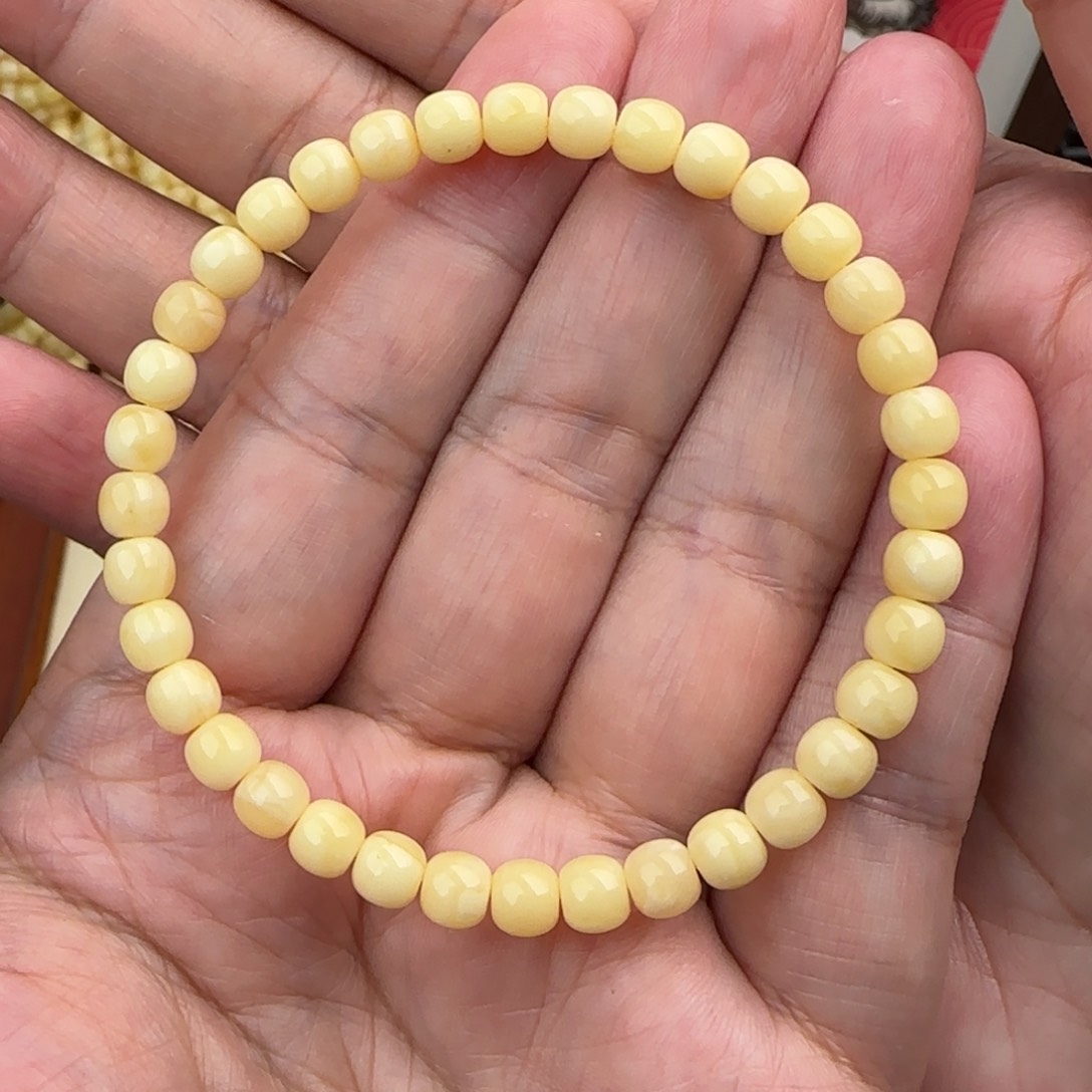琥珀手链未镶嵌5.5咪