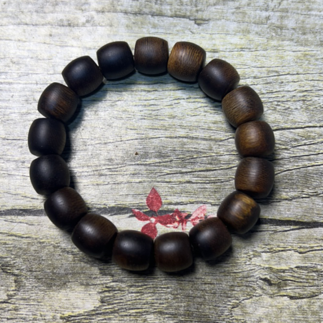 17 福来精选文玩沉香木作手串12mm