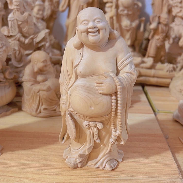 木?**?小叶黄杨木12高弥乐佛有瑕