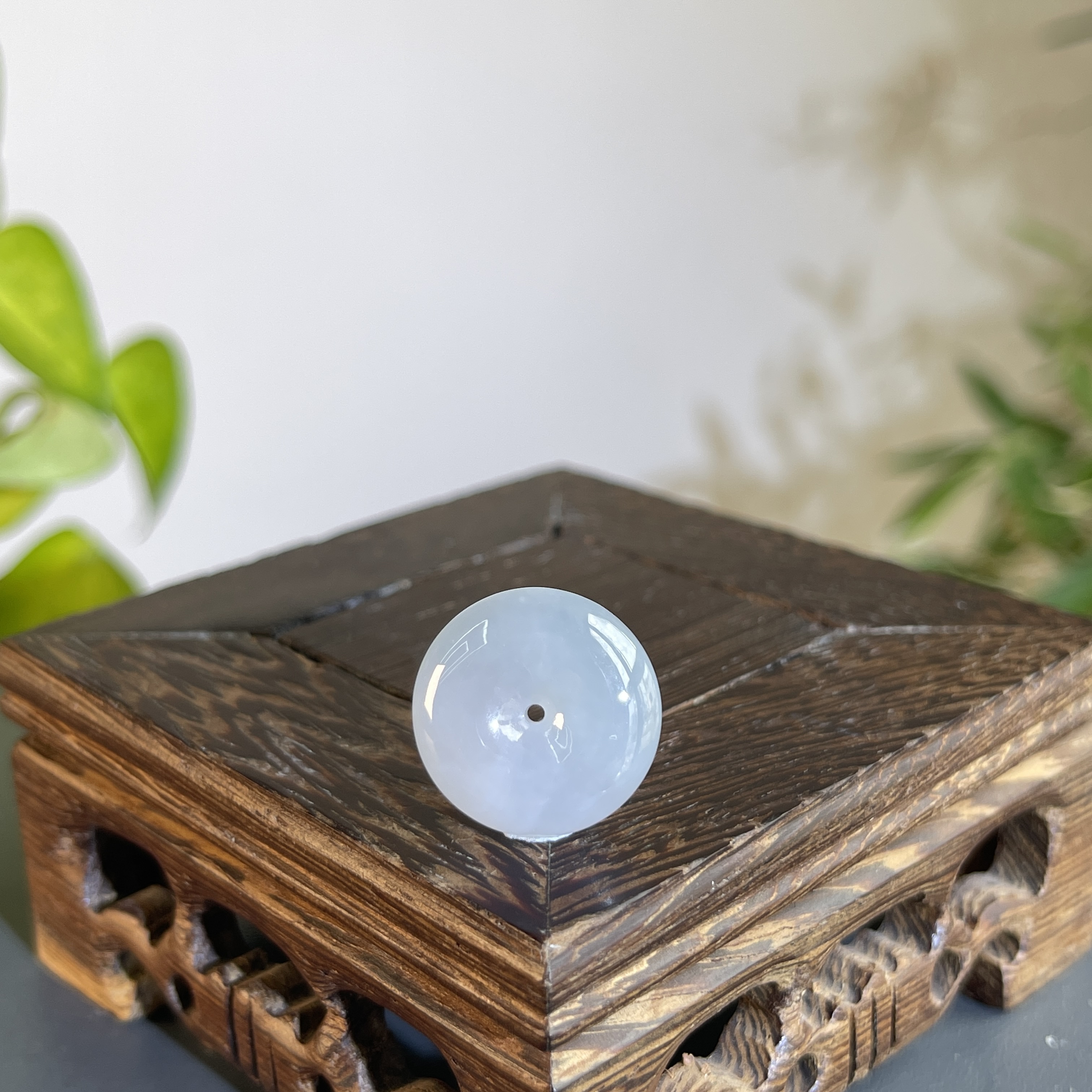 JTA08-011 天然缅甸翡翠A货 平安扣