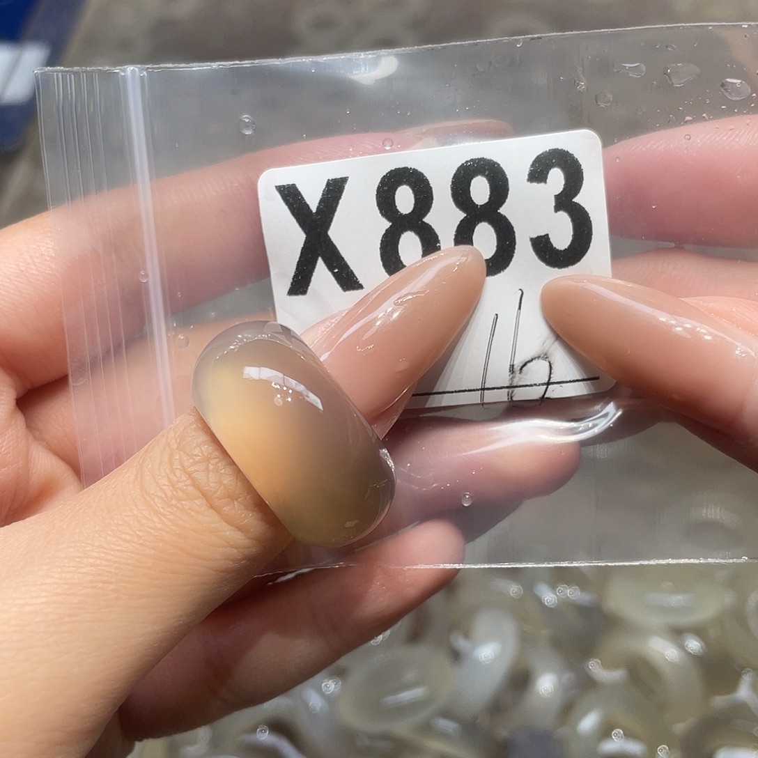 玛瑙/玉髓未镶嵌戒指883